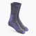Women's trekking socks X-Socks Trek X Merino grey purple melange/grey melange