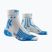Men's X-Socks Run Speed Two 4.0 pearl grey/invent blue running socks