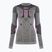 Women's thermoactive sweatshirt X-Bionic Merino black/grey/magnolia