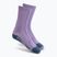 Women's X-Socks Trailrun Discover Crew orchid/sunset blue running socks