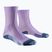 Women's X-Socks Trailrun Discover Crew orchid/sunset blue running socks