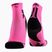 X-Socks Run Discover Ankle Socks fluo pink/x black