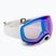 Ski goggles SCOTT Faze II mineral white/amp iluminator blue chrome