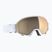 SCOTT Unlimited II OTG LS mineral white/light sensitive bronze chrome ski goggles