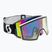 SCOTT React mineral black/white/enhancer teal chrome/pro green ski goggles