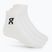 Socks On Running Logo Sock Mid 3 pairs white