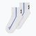 Socks On Running Court Mid white/indigo