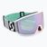 Ski goggles SCOTT Ambit white/mint green/amp lavender chrome