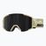 Ski goggles SCOTT Shield mojave beige/amp black chrome