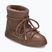 Women's snow boots INUIKII Full Leather dark brown