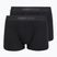 Men's thermal boxer briefs super.natural Tundra 175 2 pairs jet black/jet black