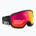 Giro Ringo black wordmark/vivid ember ski goggles