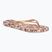 Women's flip-flops Ipanema Animal Print beige/gold