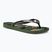 Men's Havaianas Top Camu green olive / black flip flops