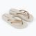 Ipanema women's flip flops Bossa Soft V beige/gold