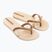 Ipanema Kirei beige/gold women's flip flops