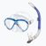 Snorkelling set Mares Marea blue reflex/clear