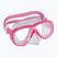 Diving mask Mares Puffer pink pink/clear
