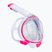 Mares Sea VU Dry + pink and white diving mask 411260