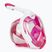 Full-face snorkelling mask SEAC Magica white/pink