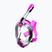 SEAC Libera transparent/pink full face mask for snorkelling