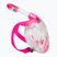 SEAC Magica black silicone/pink children's full face mask for snorkelling