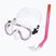 Children's snorkelling set SEAC Marina Bis Set pink
