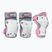 Roces Ventilated 3 Pack children's pad set white 301352