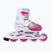 Roces Jokey X Girl children's roller skates white/pink