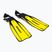 Cressi Pro Light yellow diving fins BG171038