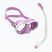 Cressi Marea children's snorkel kit + top lilac