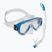 Cressi Ondina children's snorkel kit + top clear blue DM1010132