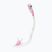 Cressi Mini Dry children's snorkel clear pink ES258