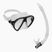 Cressi Ocean + Gamma snorkel kit clear/black DM1000115