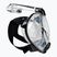 Cressi Duke Dry full face mask for snorkelling clear and black XDT000050