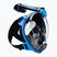 Cressi Duke Dry full face mask for snorkelling black and blue XDT005020