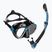 Cressi Big Eyes Evolution + Alpha Ultra Dry dive set black/blue