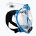 Cressi Baron full face mask for snorkelling blue and clear XDT020020