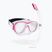 Cressi Samoa + Mexico clear/pink diving set