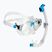 Cressi Marea + Seal Dry Jr clear/azure dive set