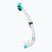 Children's snorkel Cressi Seal Dry clear/aquamarine