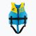 Children's swimming vest Cressi Froggy azure/yellow