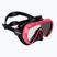 Women's diving mask Cressi Honey 420 UV black/fuchsia/blue/orange