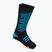 Ski socks Mico Heavy Weight Superthermo Primaloft Merino Ski nero turchese