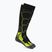 Ski socks Mico Medium Weight Superthermo Natural Marino Ski nero/giallo fluo
