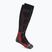 Ski socks Mico Medium Weight Superthermo Natural Marino Ski nero/rosso