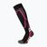 Children's ski socks Mico Medium Weight Warm Control Ski nero/fucsia