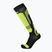 Ski socks Mico Light Weight Superthermo Natural Merino Ski nero giallo fluo