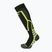 Children's ski socks Mico Medium Weight Warm Control Ski nero giallo fluo