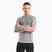 Men's thermal active sweatshirt Mico Odor Zero Mock Neck grigio